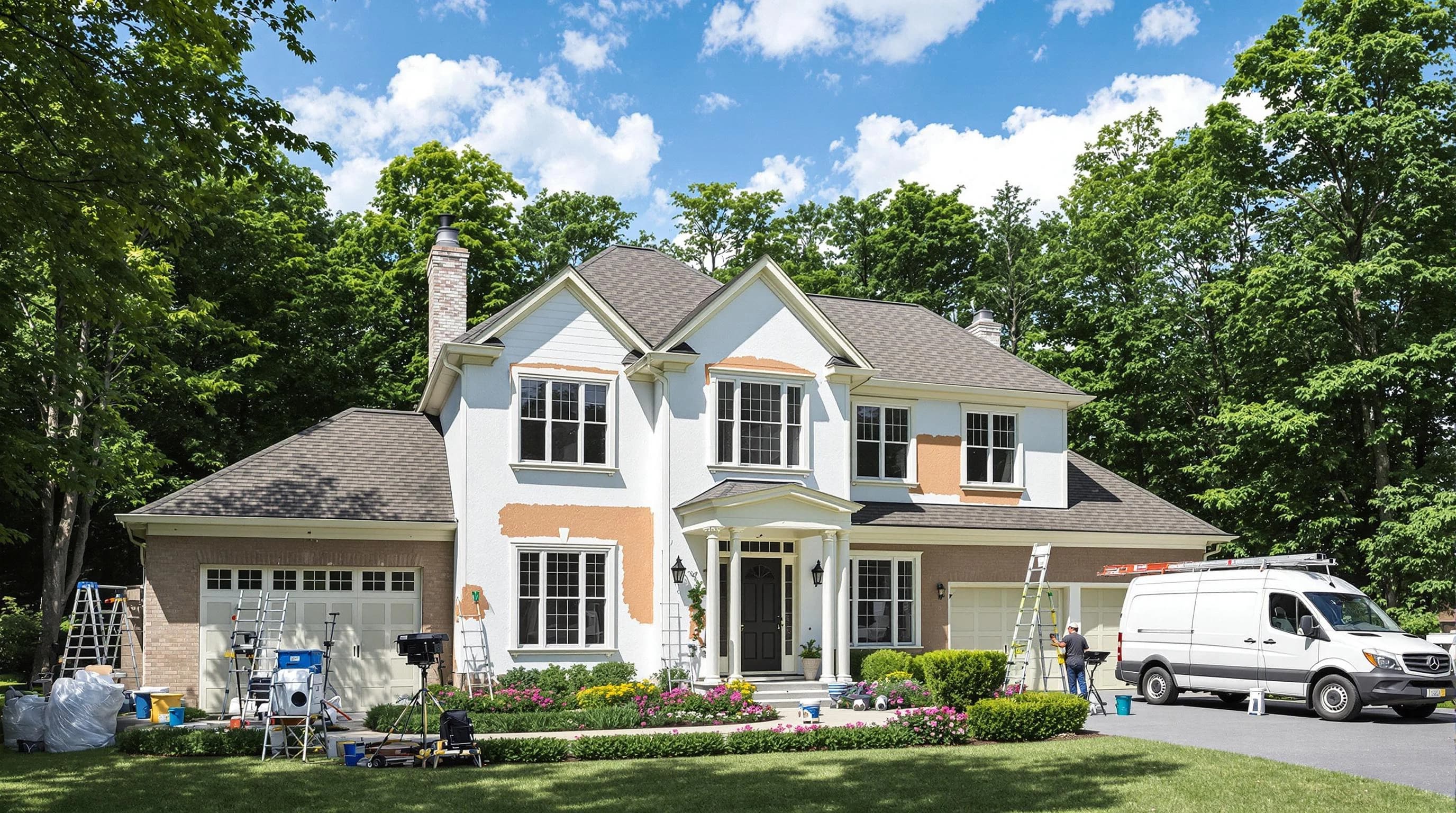 Beachwood House Painters painting equipment